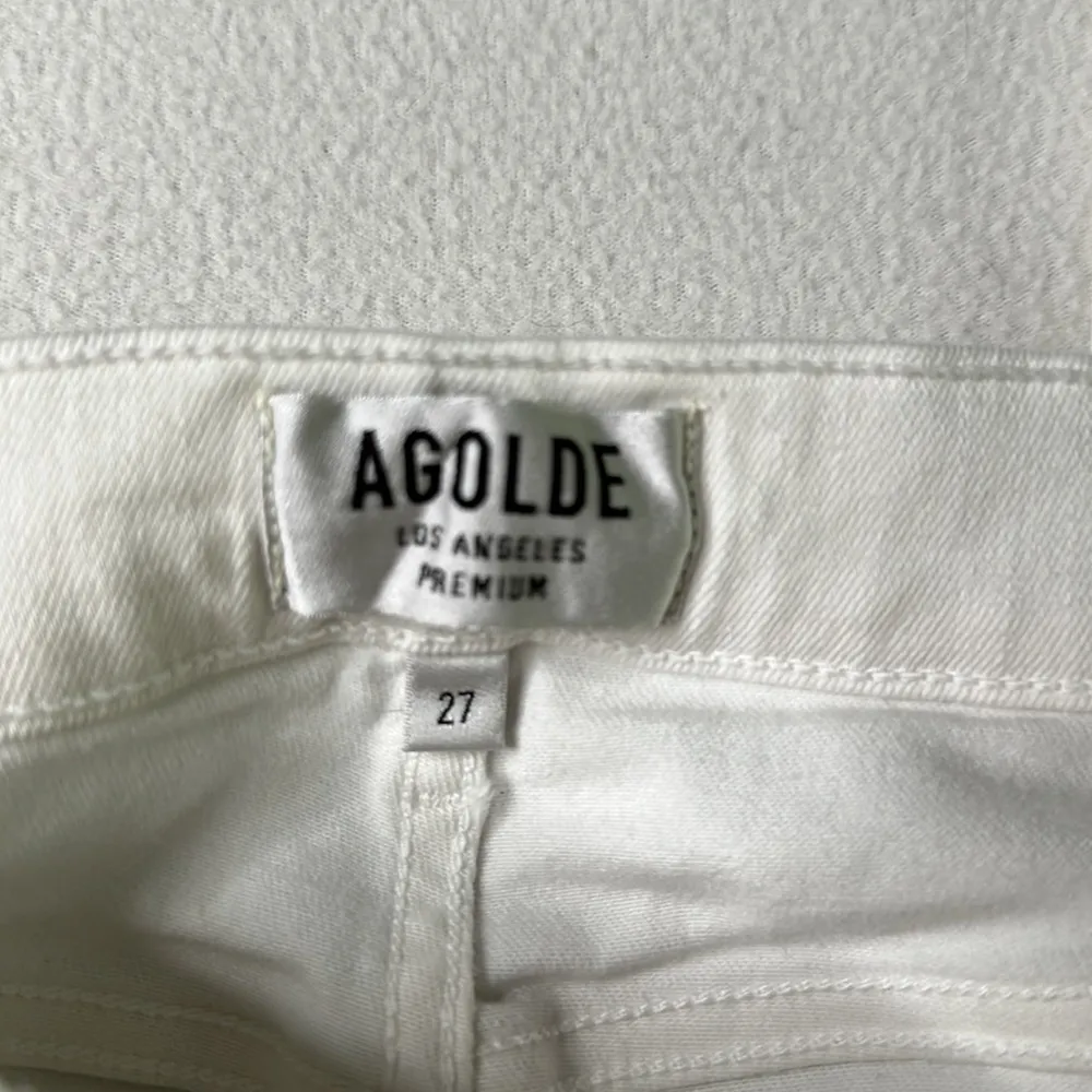 AGOLDE Sophie High Rise Crop Skinny Raw Hem Jean - Image 6