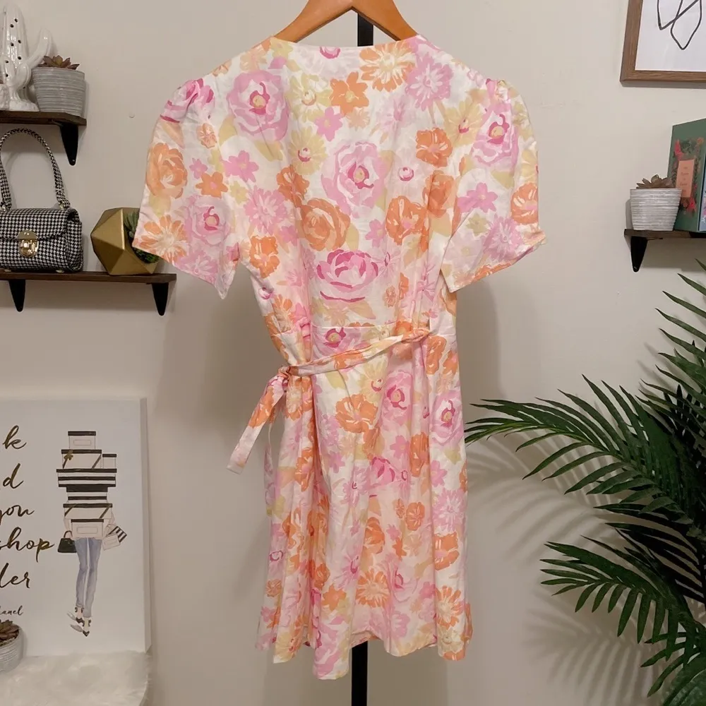 Charlie Holidays Calile Wrap Dress Summertime Floral - Image 9