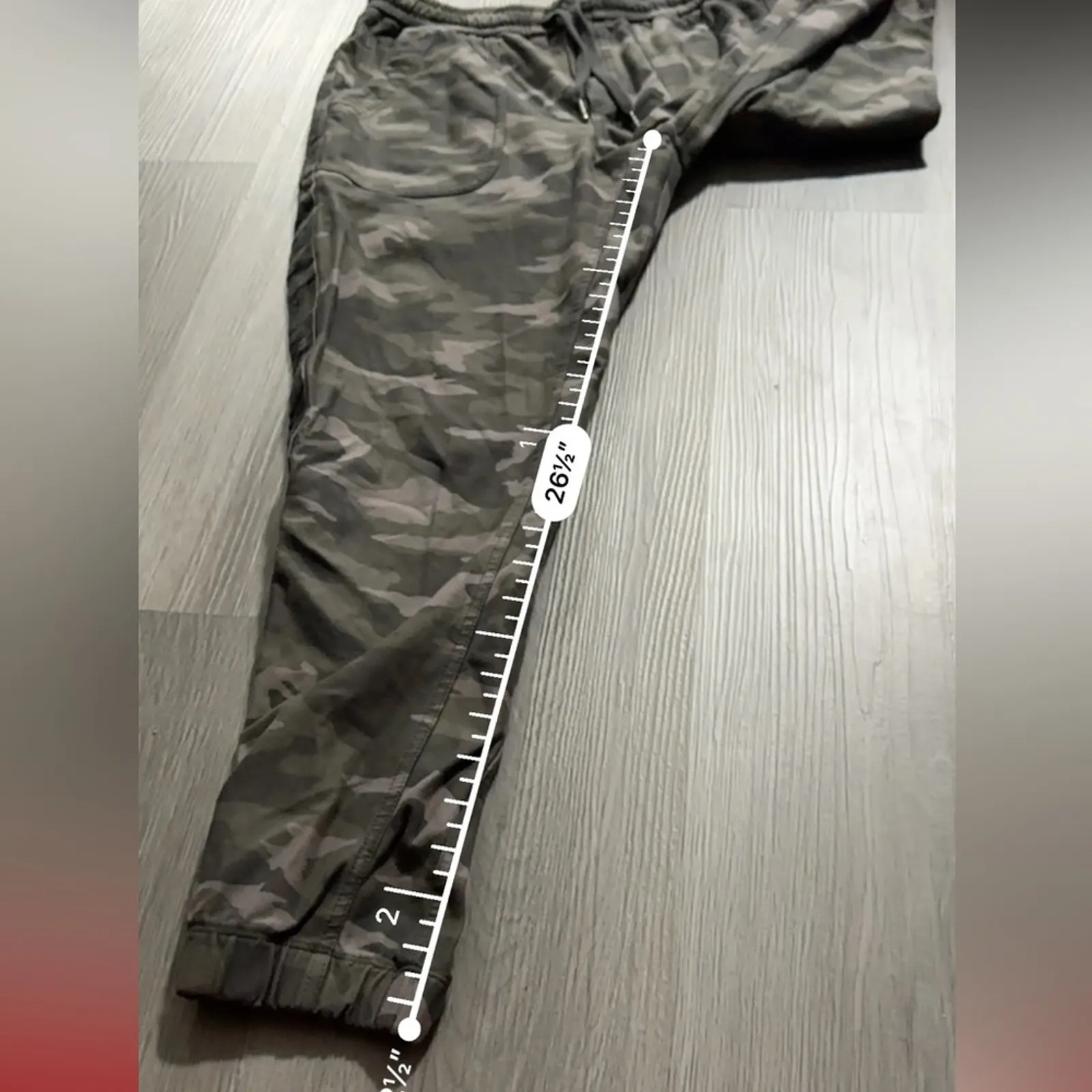 Athleta‎ Camo Farallon Jogger High Rise Drawstring Ankle Pants Size 8 - Image 13