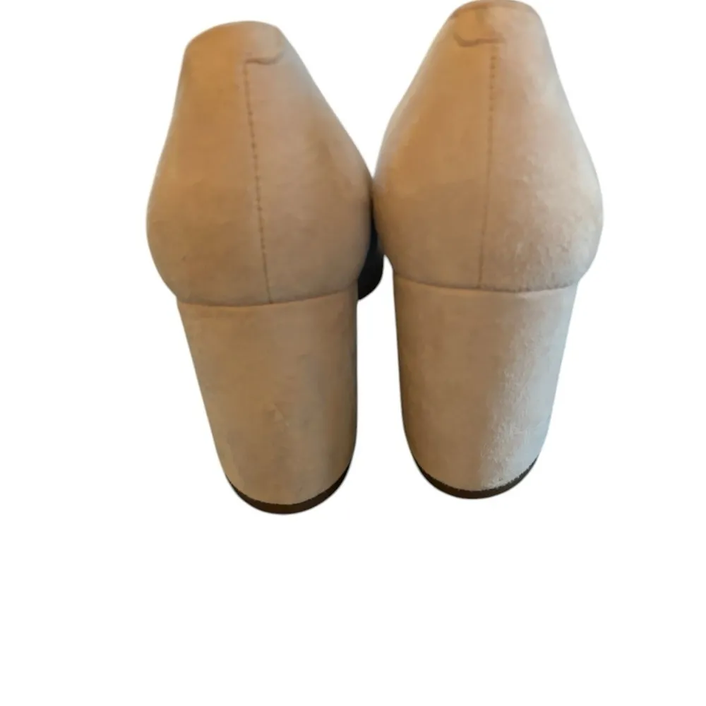 Marc Fisher Caitlin Pointy Toe Slip-On Dress Pumps Sz 9M Suede Leather Blush - Image 3