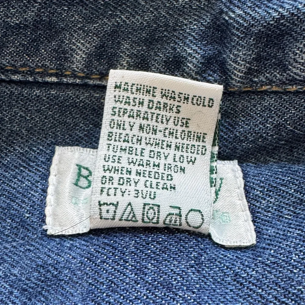 Bugle Boy Vintage Embroidered Boho Floral Cottagecore Jean Jacket Sz S - Image 10