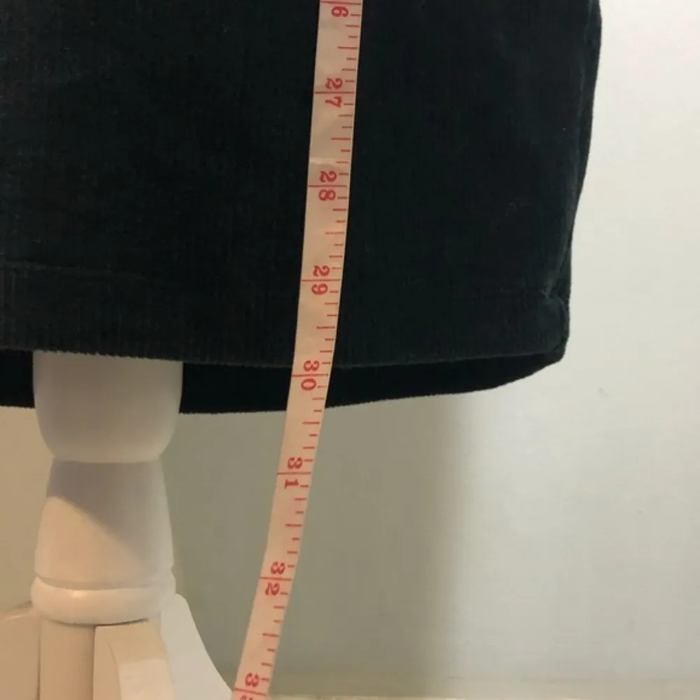 NWOT Dark Green Corduroy Pencil Midi Skirt XS New - Image 14