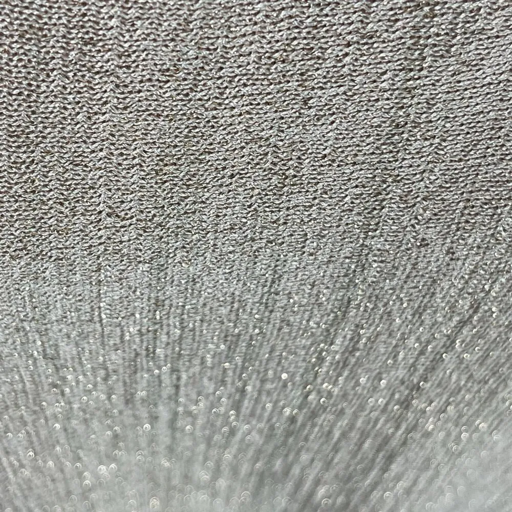 INC Rose Gold Shimmer Sweater 3/4 Sleeve Cold Shoulder Size XL Extra Large - Image 5