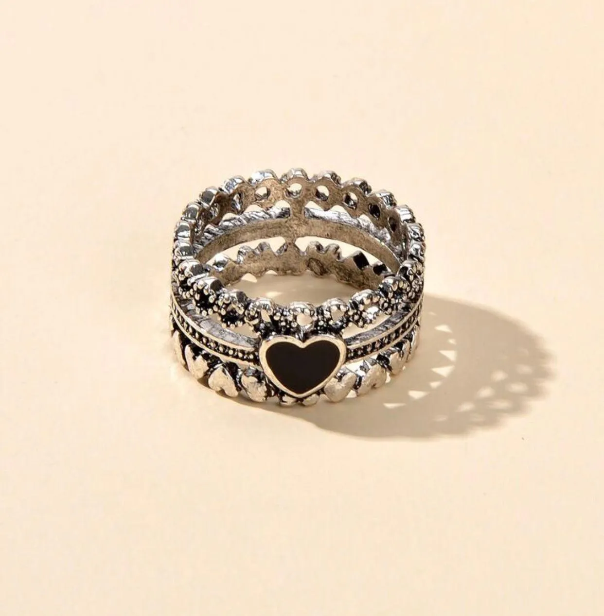 Silver heart ring - Image 2
