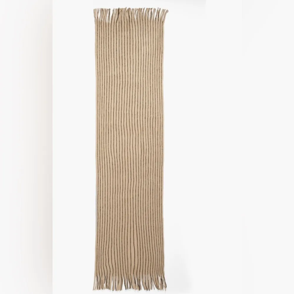 La Double 7 Fringed Stripe Scarf from Nordstrom - Image 7