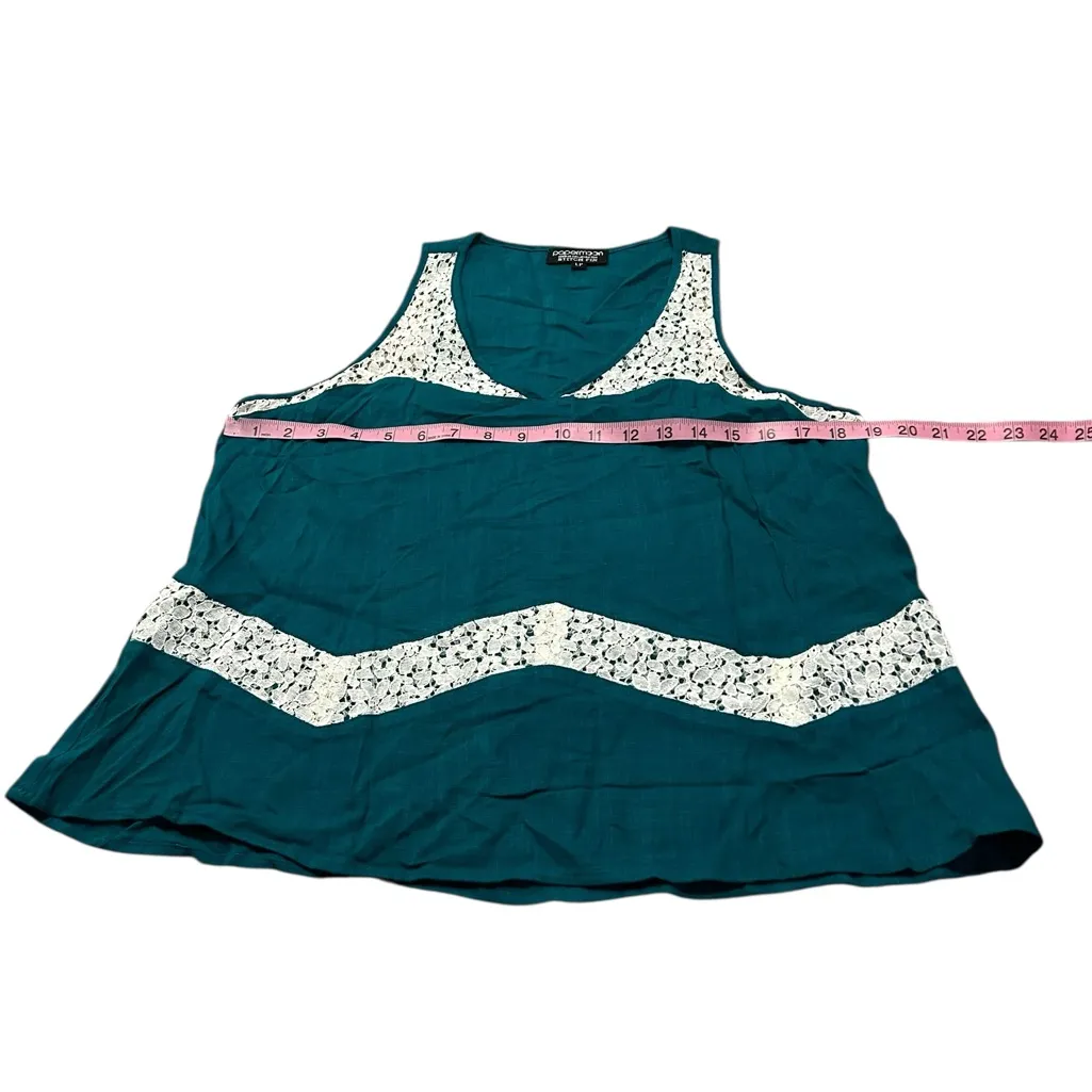 PAPERMOON lace trimmed tank - Image 3