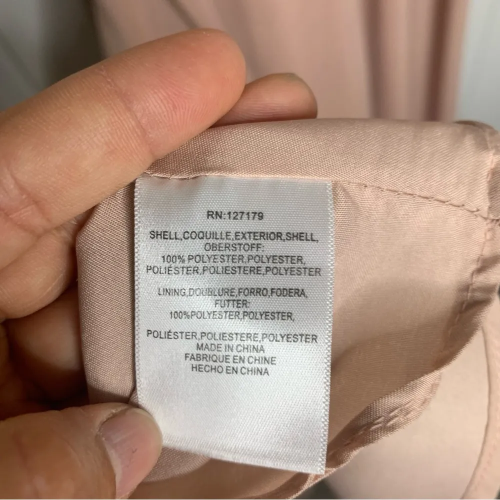 Jenny Yoo Collection‎ BHLDN Sabine bridesmaid blush maxi dress size 2 wedding - Image 9