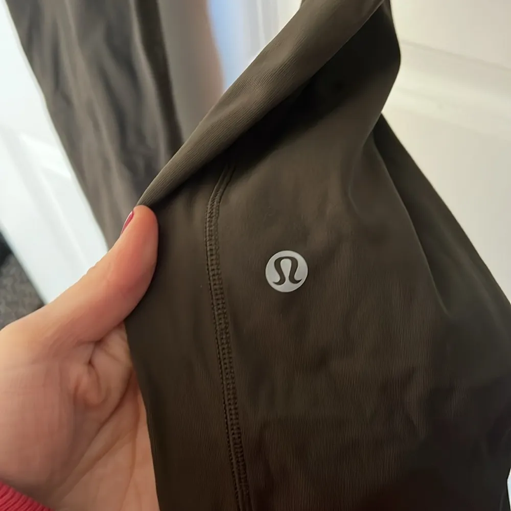 Lululemon army green leggings - Image 2