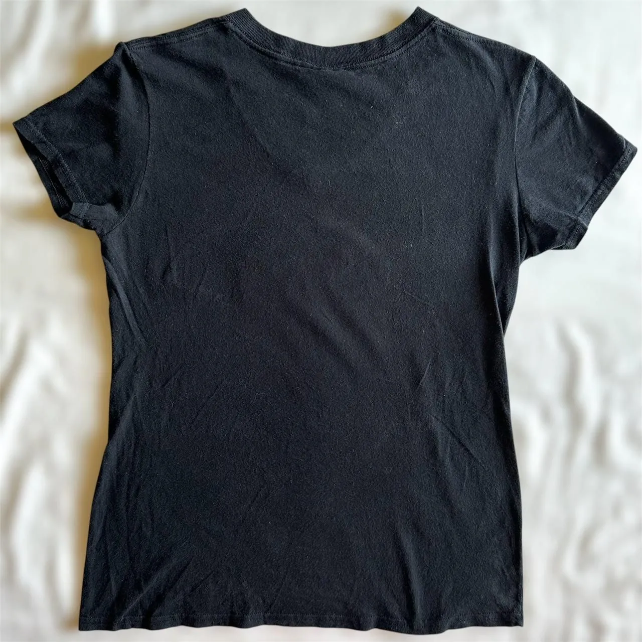 2000s Black Cabo San Lucas Mexico Embroidered V Neck‎ Tee Sz L Tourist Vacation Size L - Image 4