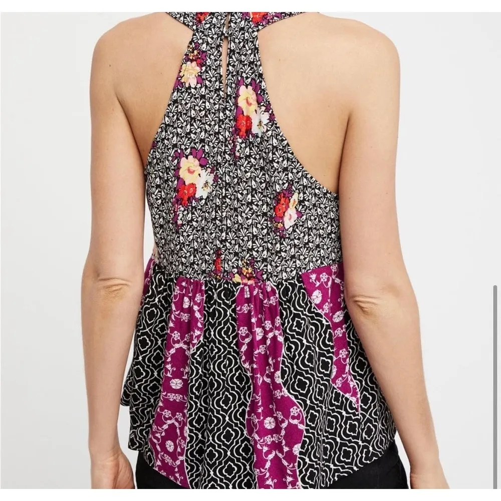 Free People / Dream Darlin’ Tank / Boho Floral Sleeveless Top / NWT - Image 3