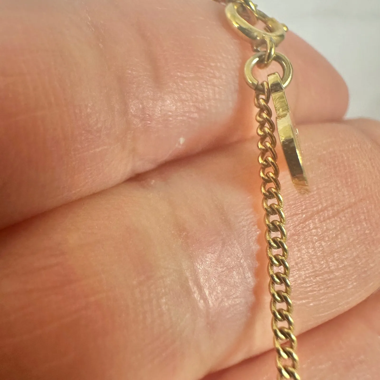 Vintage Christian Dior CD Logo Gold Chain Necklace Designer Jewelry - Image 7