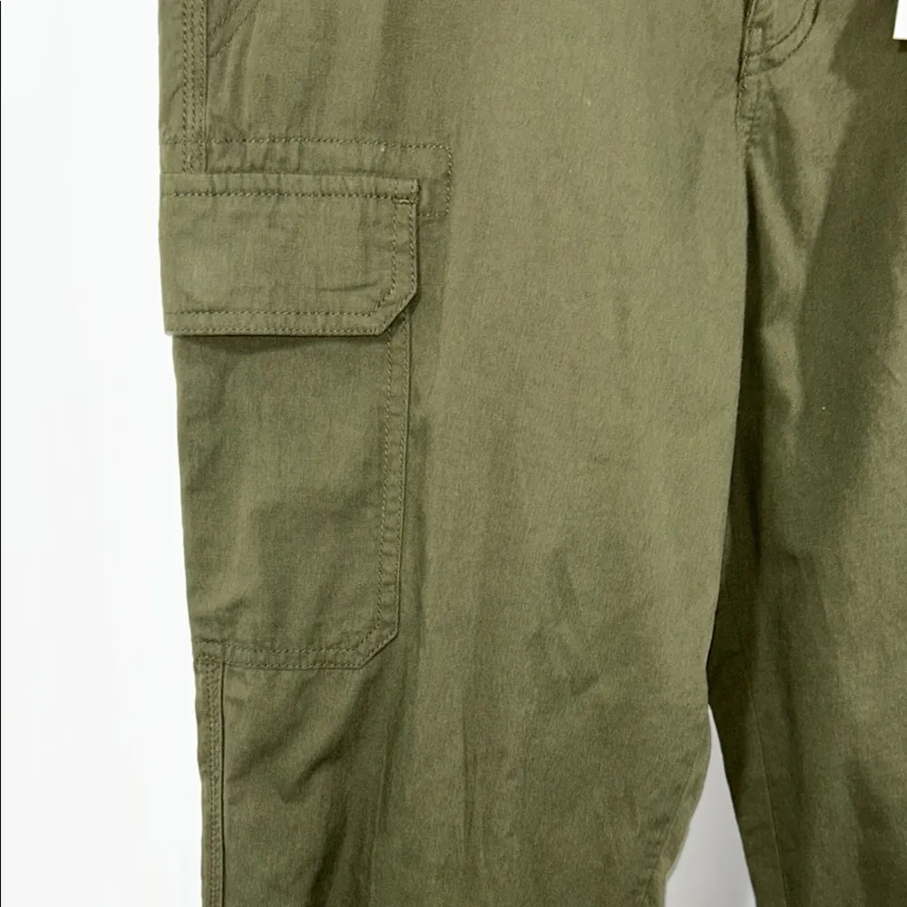 Jag Jeans Green Cargo Pants with Adjustable Ankle Ties - Image 4