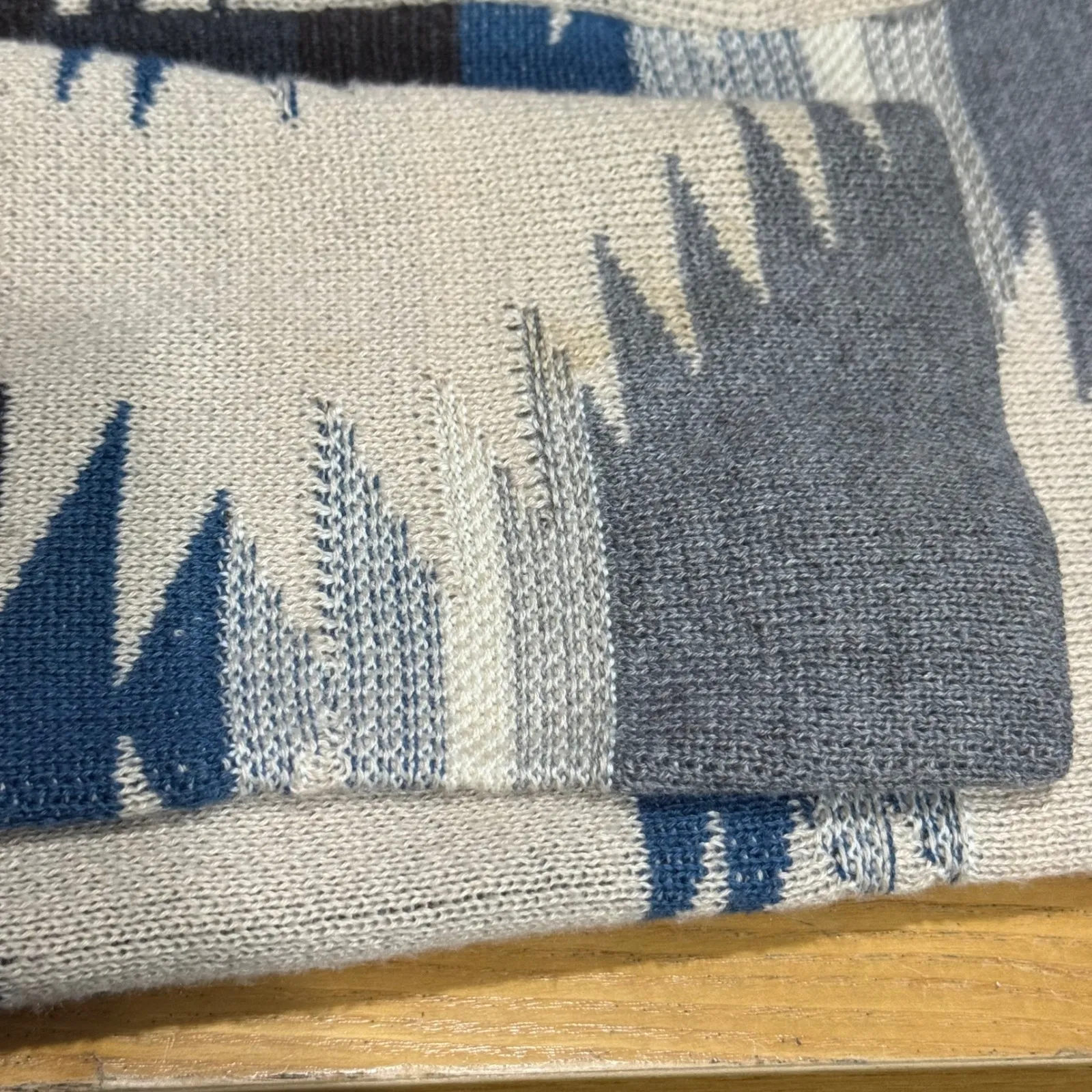 Orange Creek Southwestern Aztec Geometric Hooded Cardigan Sweater M L - Image 12