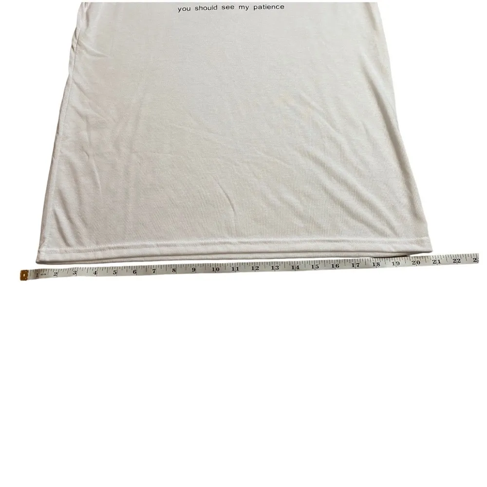 If You Think I’m Short, You Should My Patience Womens Tshirt - Image 3