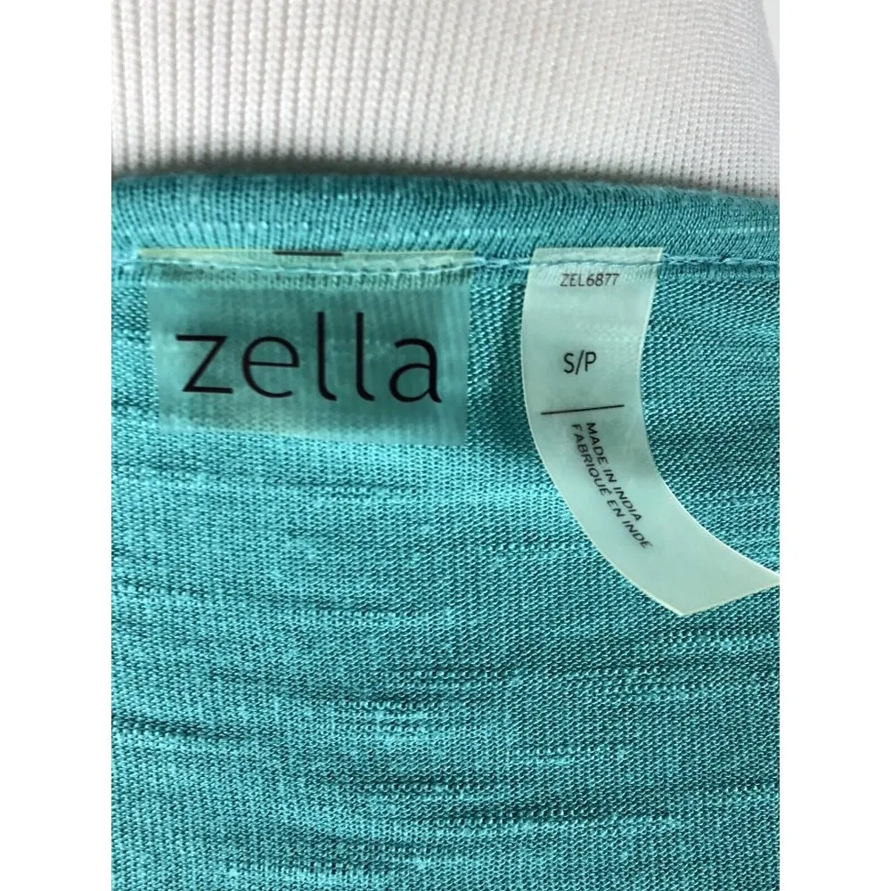New Zella Athena Open Back Draped Cardigan Womens Sm Mint Vivid Activewear $68 - Image 6