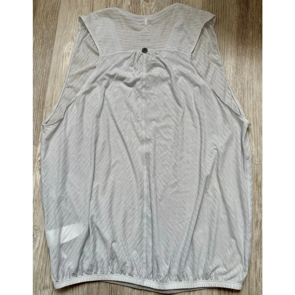 prAna  | Women's Trysten Tank Sleeveless Mesh Sheer Elastic W11190664 | Medium - Image 2