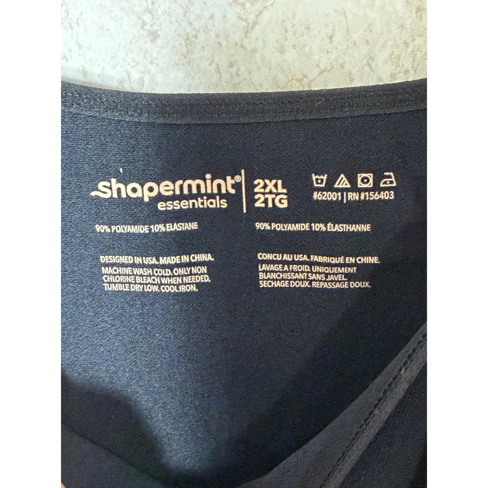 Shapermint Essentials Black All Day Every Day Scoop Neck Cami Tank Top 2XL‎ Size XXL - Image 4