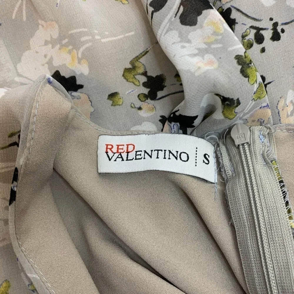 RED Valentino Cottagecore Microfloral Dress 825 - Image 9