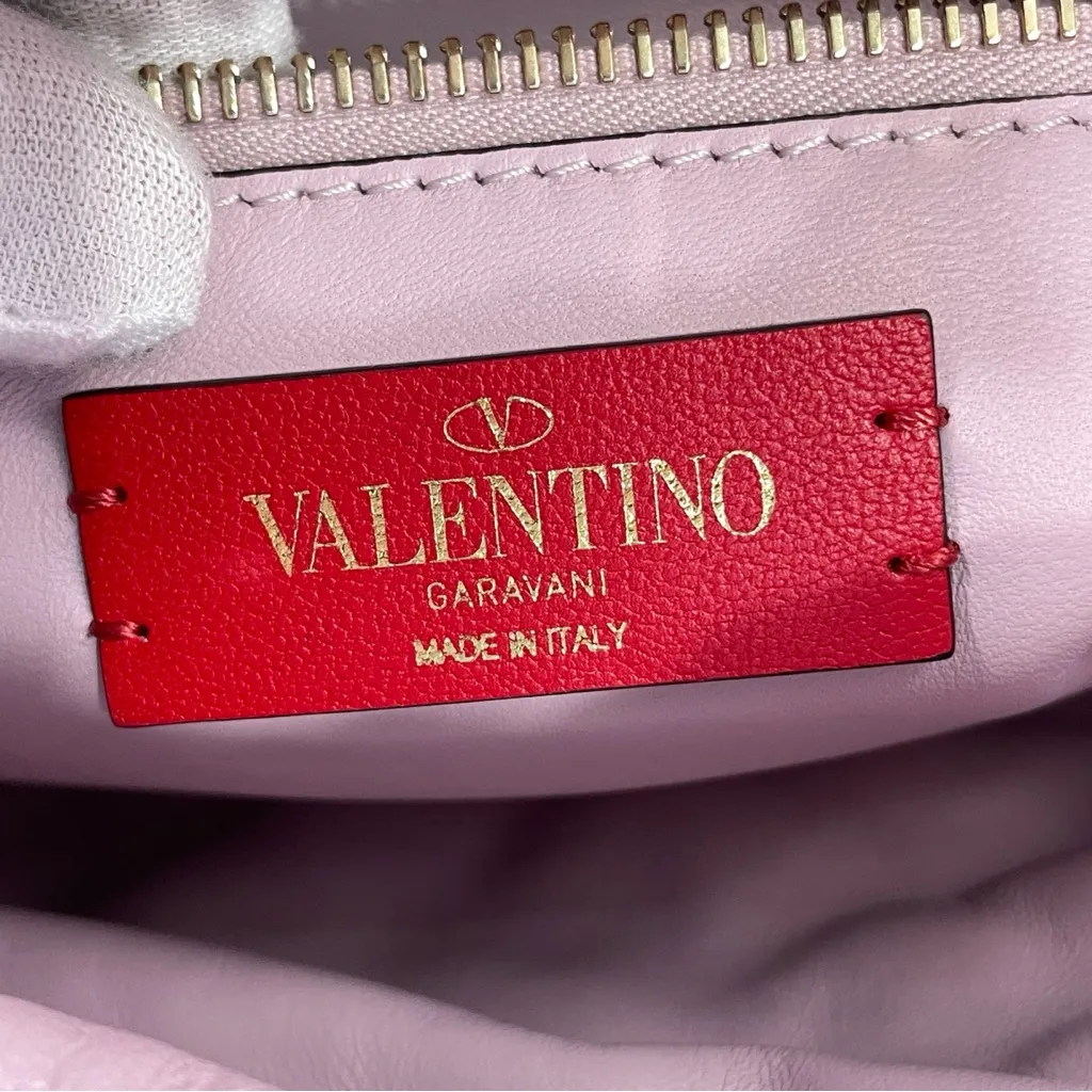 NWT Authentic Valentino Garavani Purple SpikeMe Clutch - Image 8