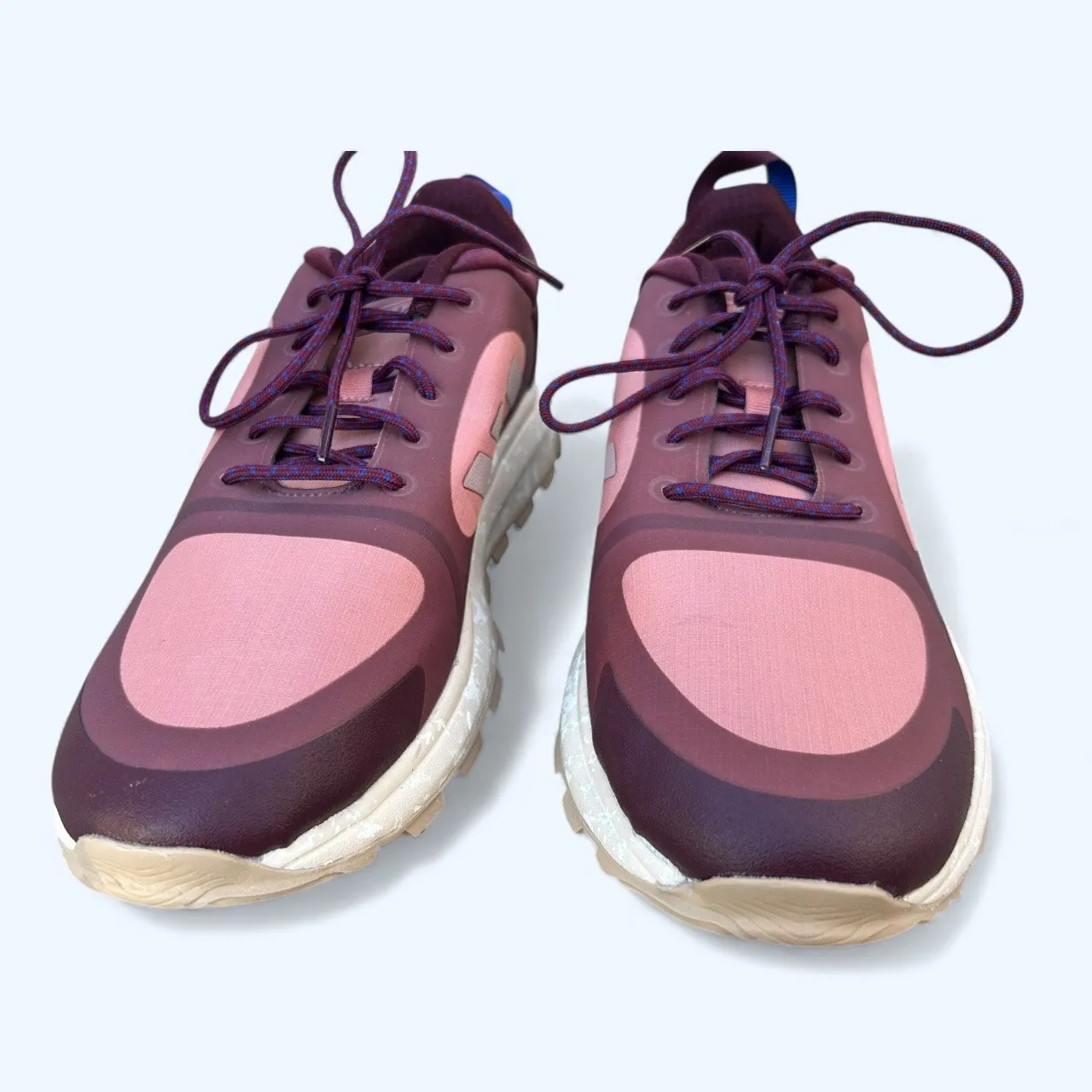 Adidas Response Trail X Running Shoes Sneakers Maroon Raw Pink Linen Women's 9.5 - Image 3