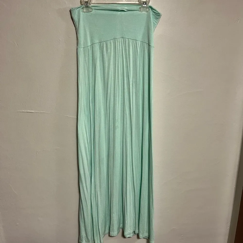 Popana Mint Maxi Skirt Green Size M - Image 3