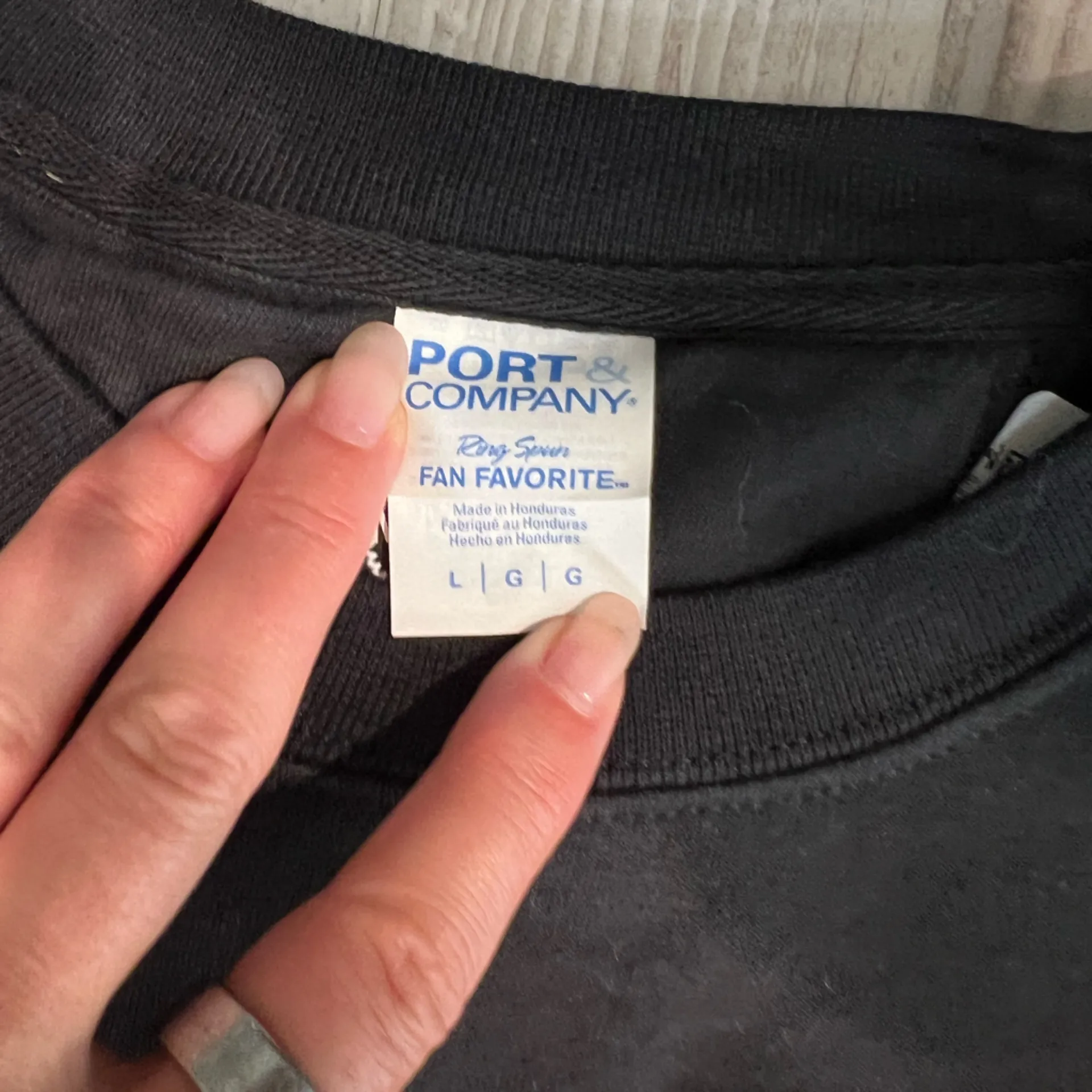 Mattel Black and Pink Barbie Sweatshirt Size L - Image 2