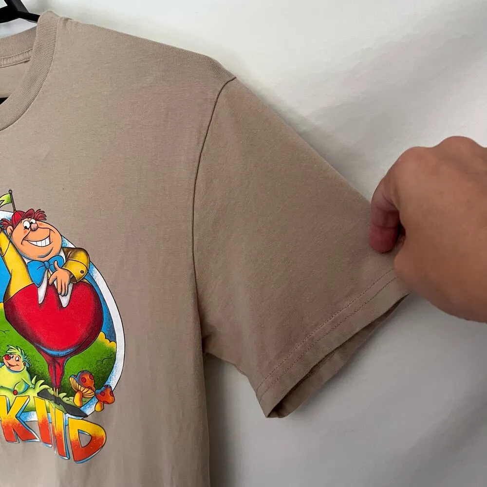 DISNEY Alice in Wonderland T-Shirt Womens Large Mushroom Be Kind Twee Goblin - Image 5