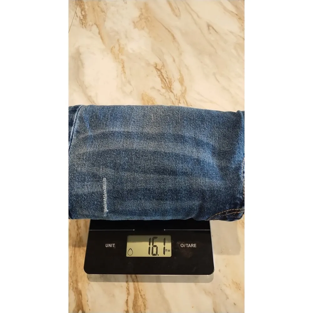 Re generation Distressed blue stretchy jeans size 1/25 cotton 99% - Image 12