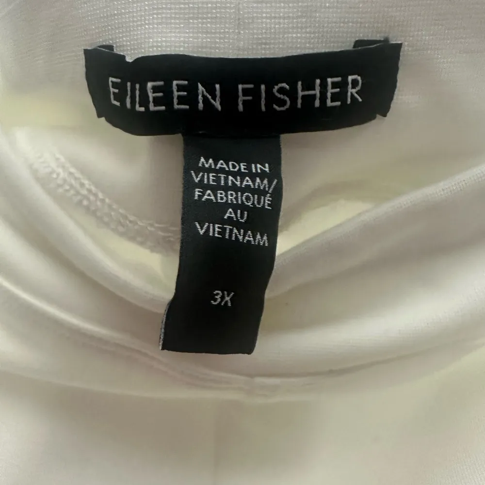 Eileen Fisher Washable Flex Ponte Pants Size 3X White Slim Fit Pull On NWT - Image 8