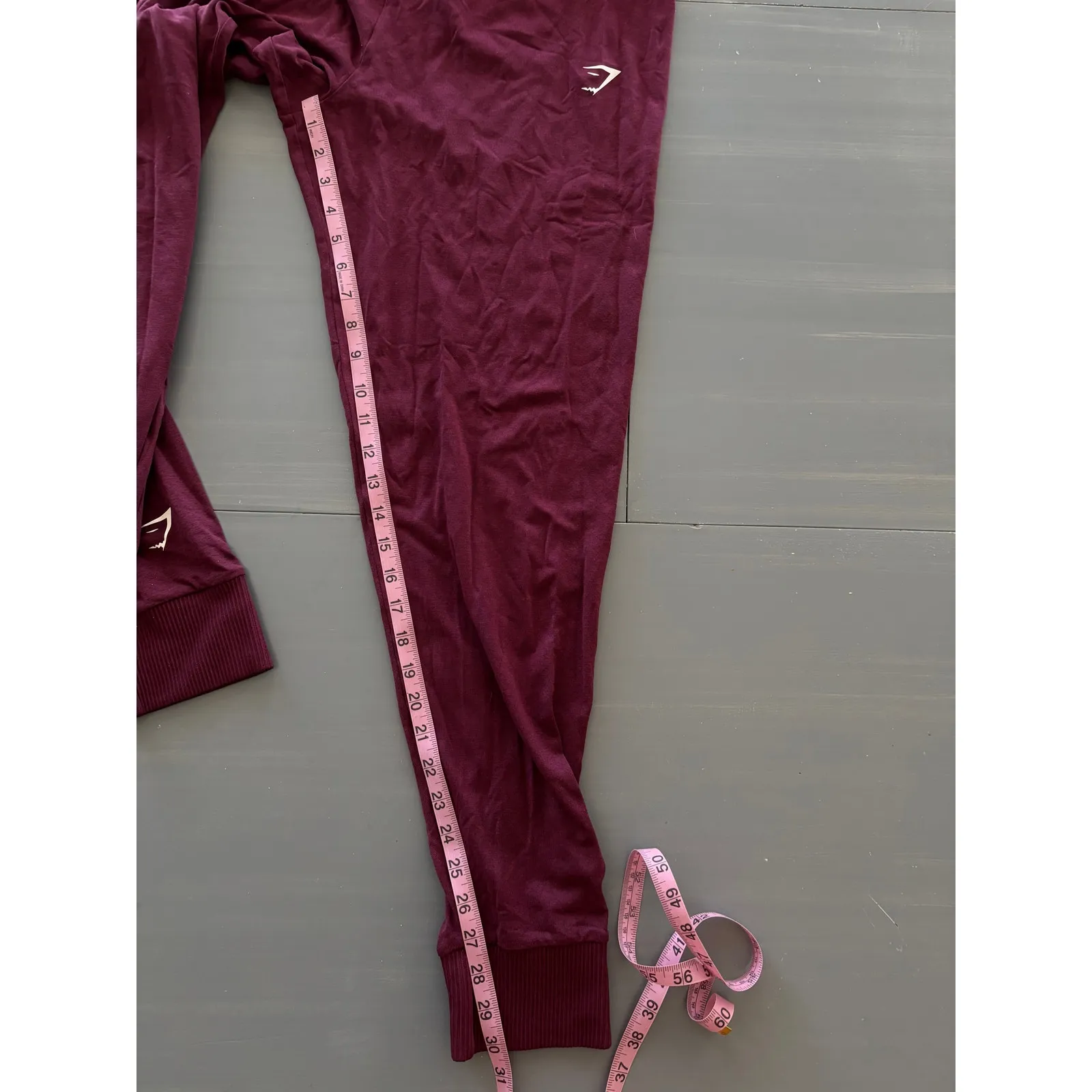 Gymshark Vital Seamless 2.0 Joggers Baked Maroon Womens Medium - Image 7