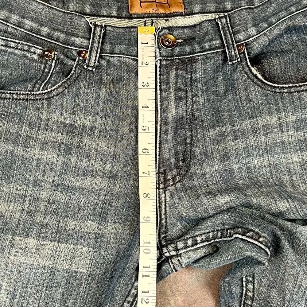 Rok Straight Leg Denim Jeans 36/32 Blue - Image 4