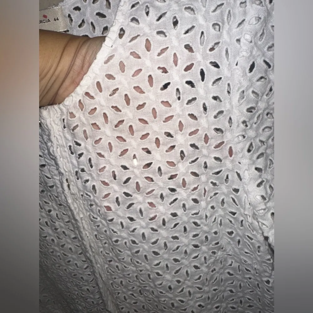 Purification Garcia White Macrame Lace Dress Size L - Image 2