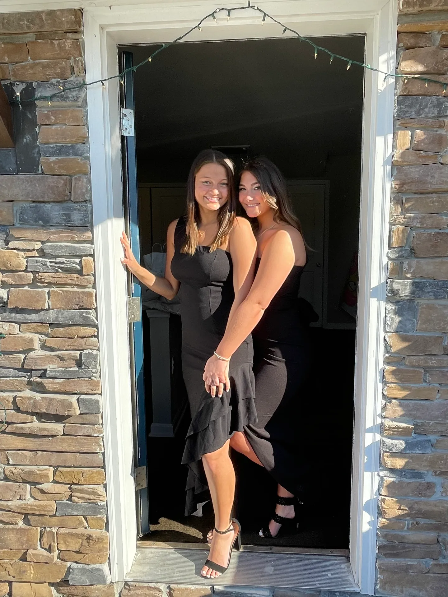 Lulus Asymmetrical Black Maxi Dress - Image 2