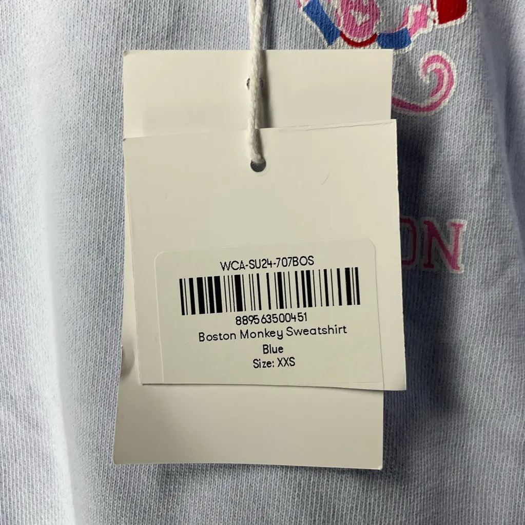 Roller Rabbit Boston Monkey Sweatshirt XXS - Image 5