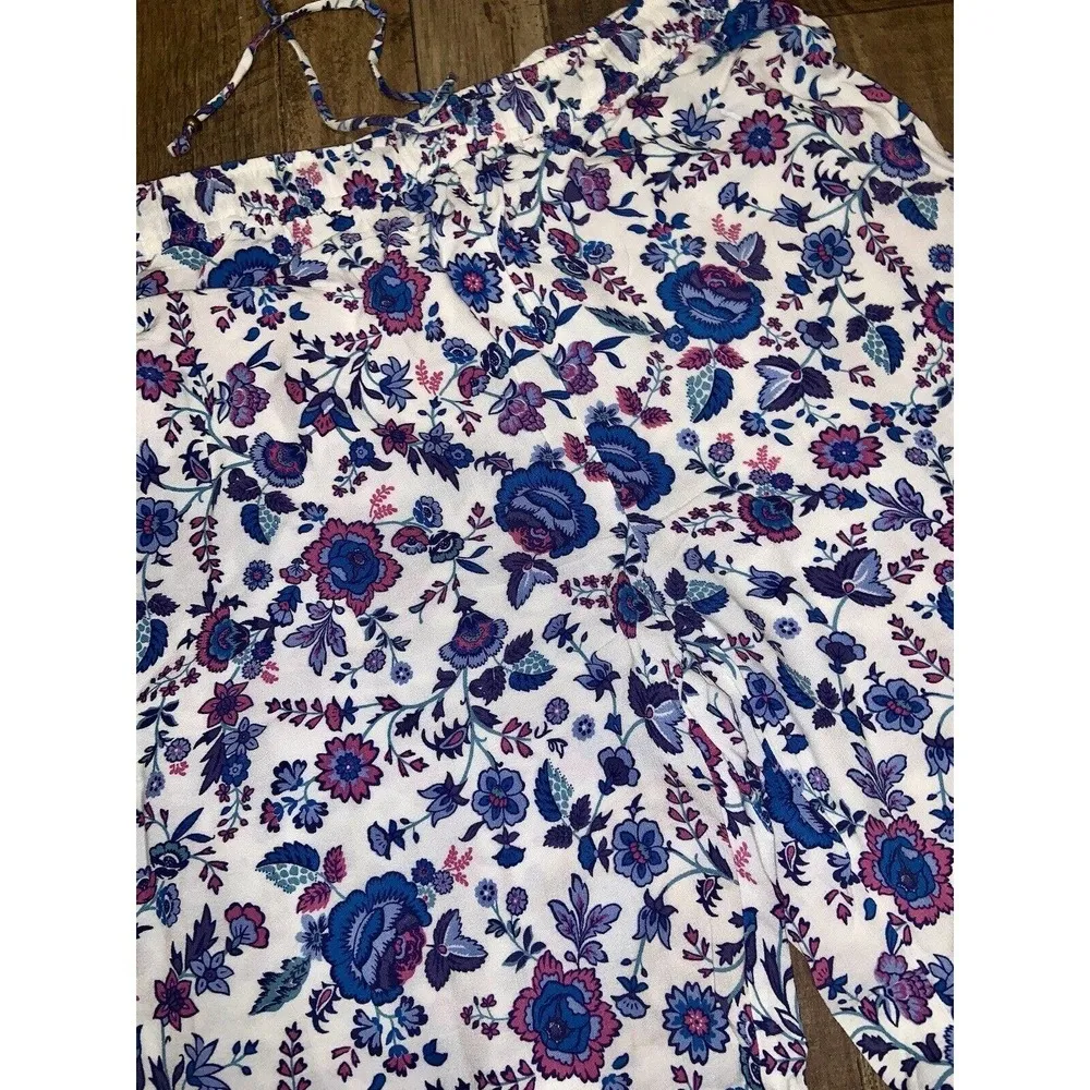 Joie Floral Paisley Lounge Palazzo Pants Size Small $198 Wide Leg Boho spring - Image 4