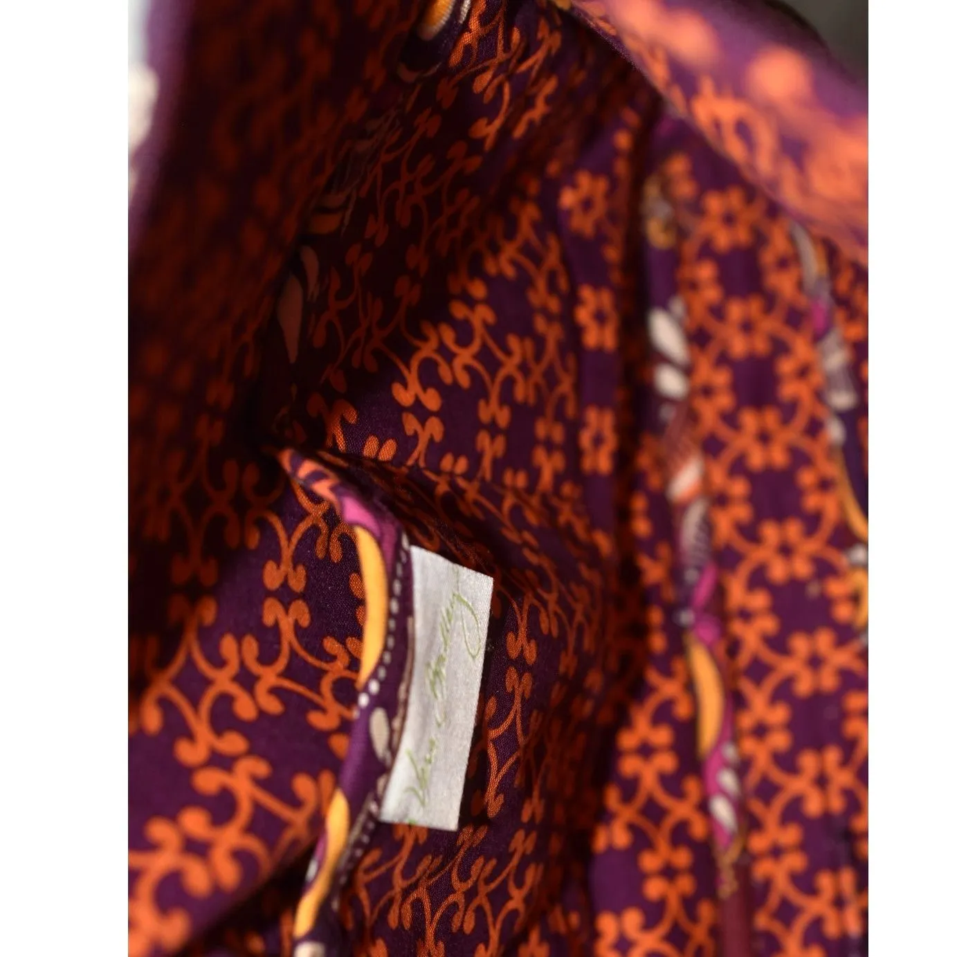 Vera Bradley Safari Sunset Hipster Trendy Crossbody Shoulder Bag Purse - Image 4