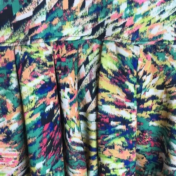 Material girl rainbow tie dye romper outfit size medium cute festival beach - Image 4