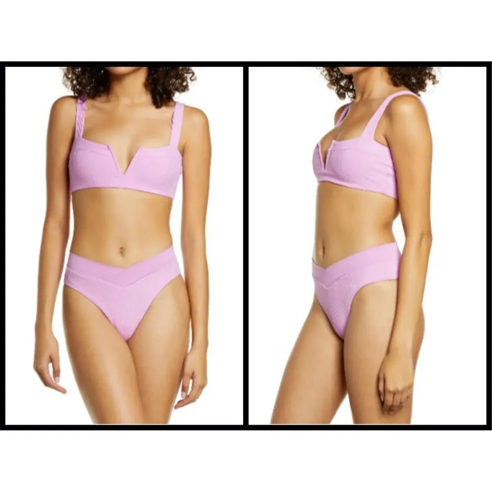 💕LSPACE💕 Ribbed Bikini Set ~ Rosebud Pink XL NWT - Image 8