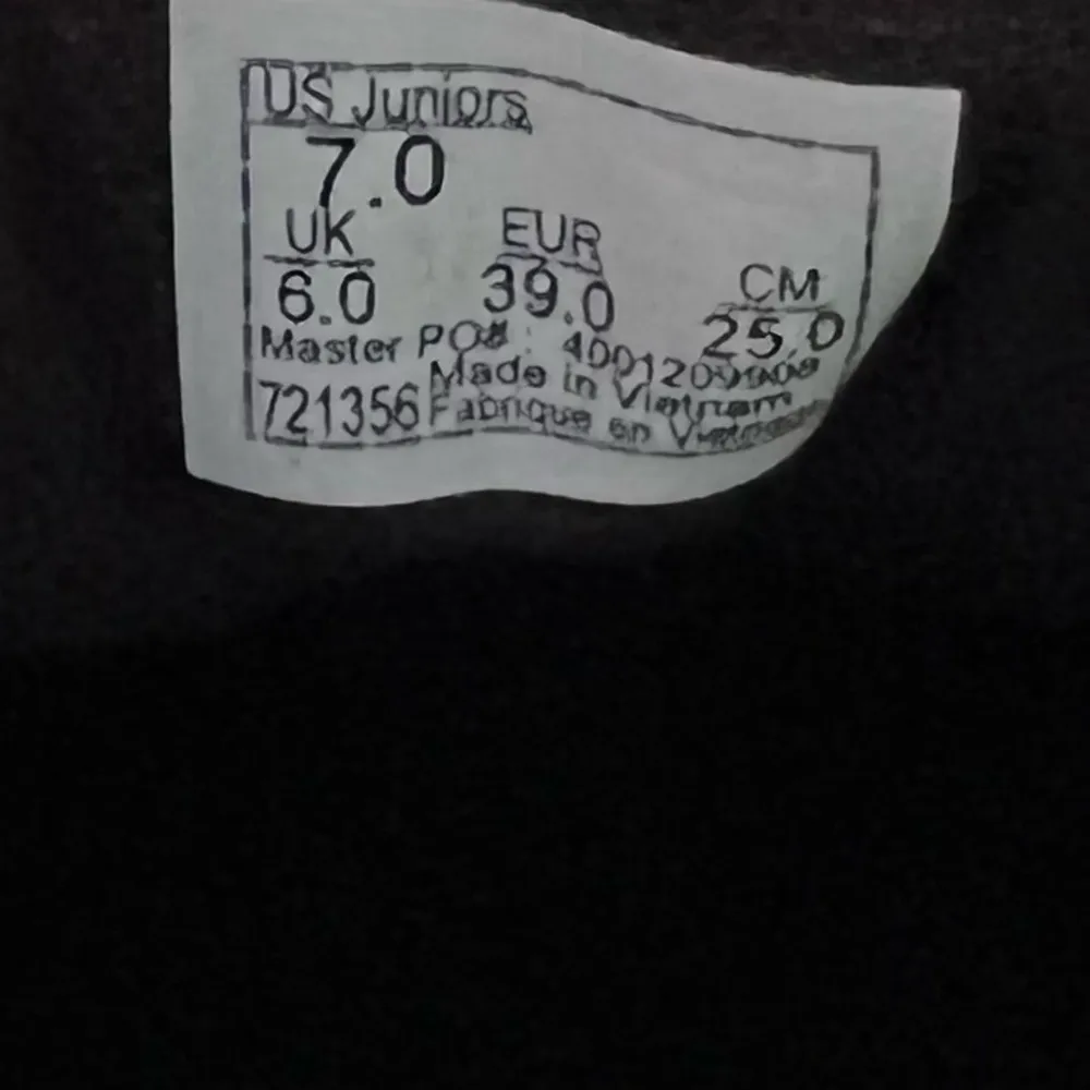 VANS Old Skool Leopard Fur / Black Shoe Junior Size 7 #844 - Image 7