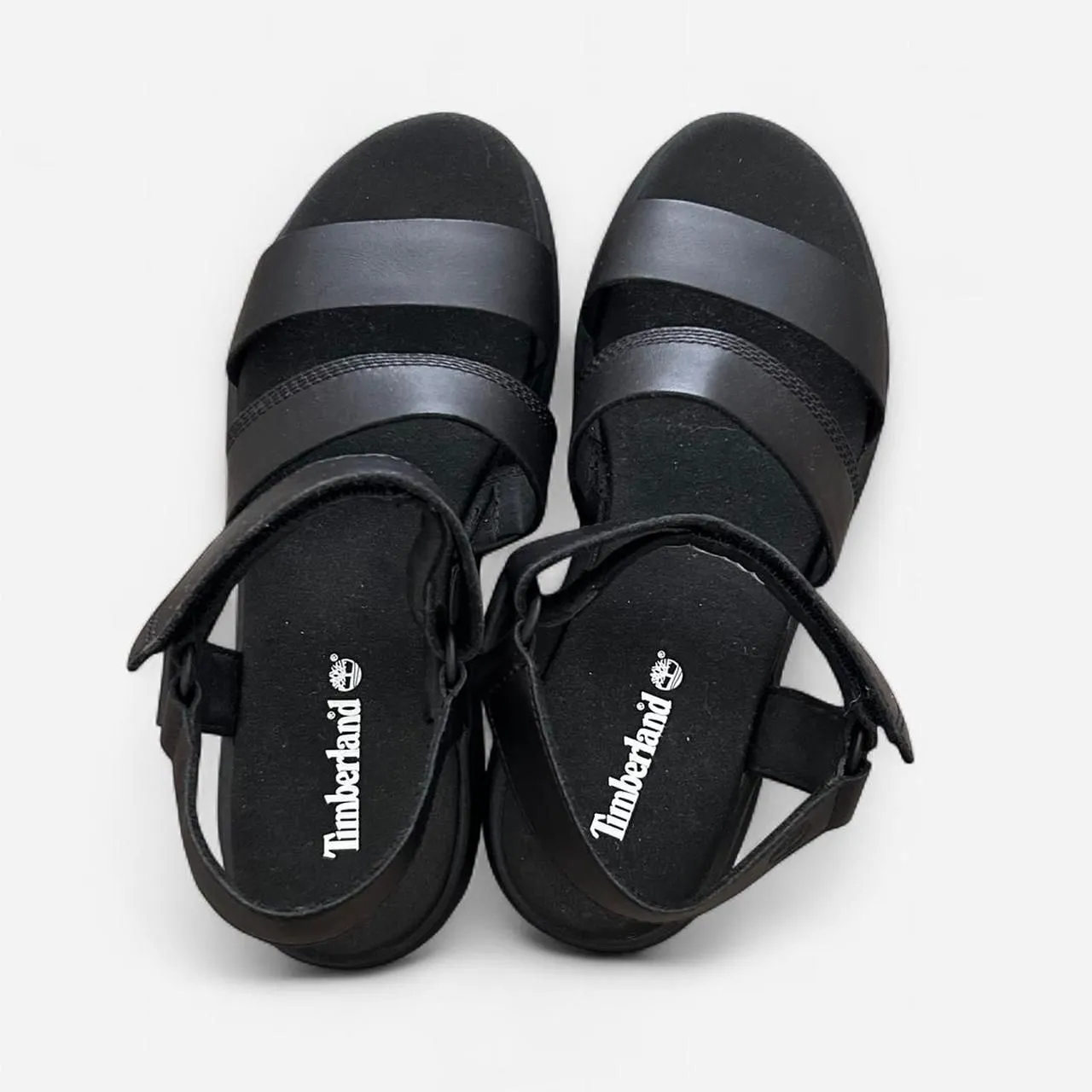 Timberland London Vibe 3 Ankle Sandals – Black Leather Y2K Minimalist (7) - Image 3