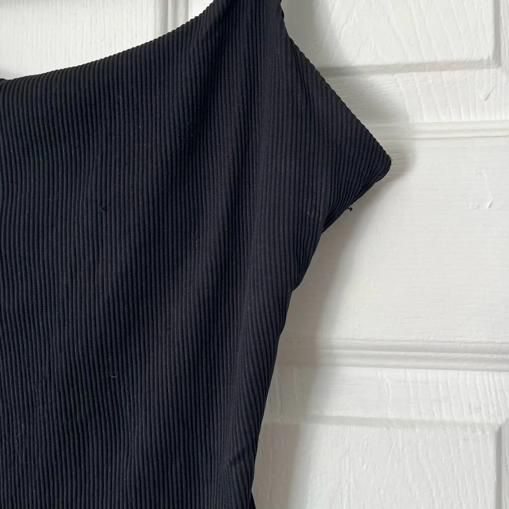 Aerie One-Piece Full Coverage Ribbed Swimsuit - Size M - Image 2