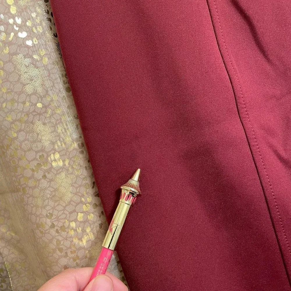 Express brick red maroon pencil skirt, S NWT - Image 3