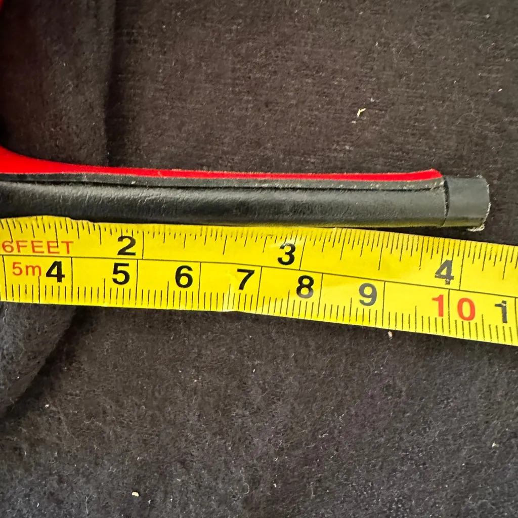 Black‎ Stiletto Heels with Red Soles - Image 8