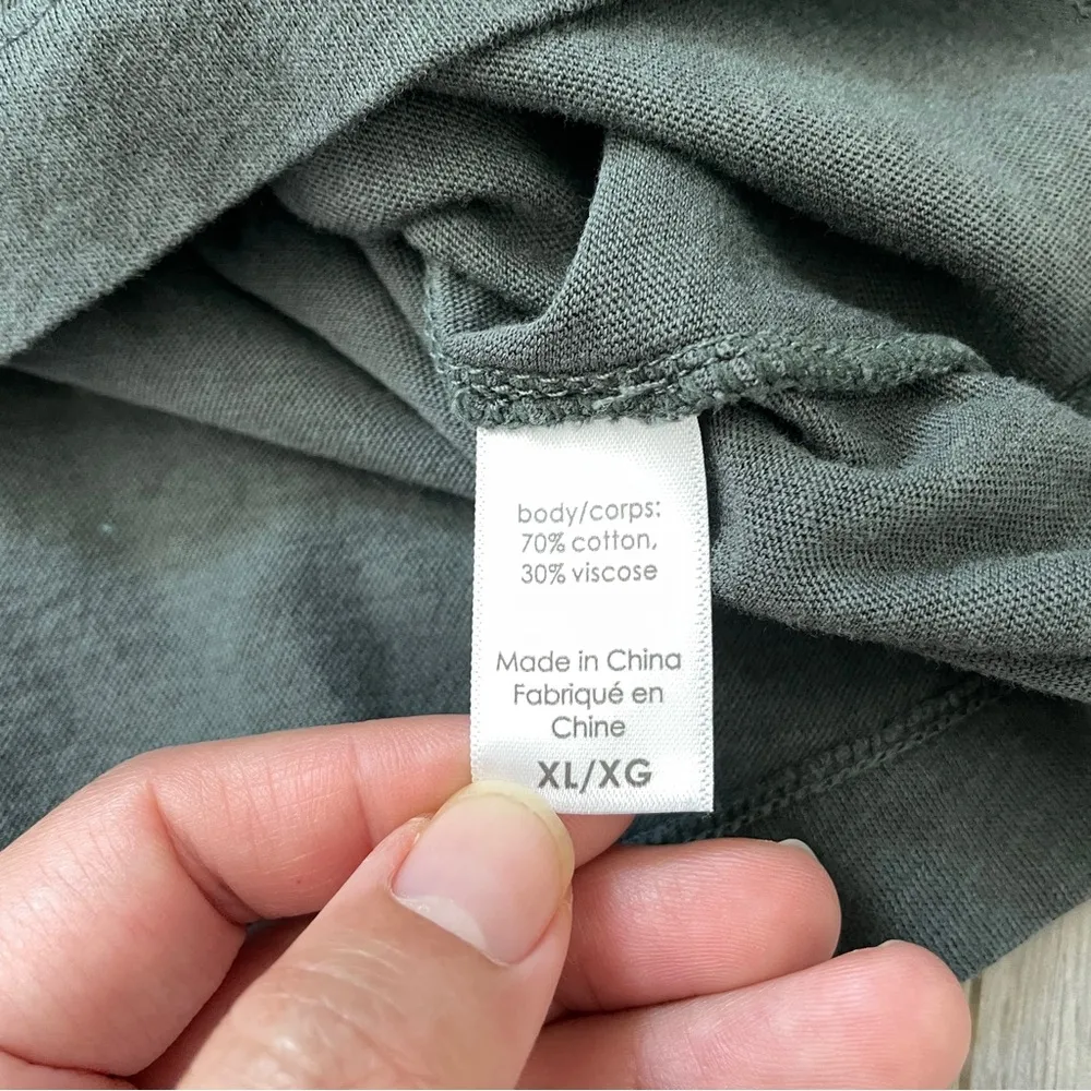 eberjey Bamboo Cropped Short Sleeve Tee Shirt Green (XLarge) casual loungewear - Image 7