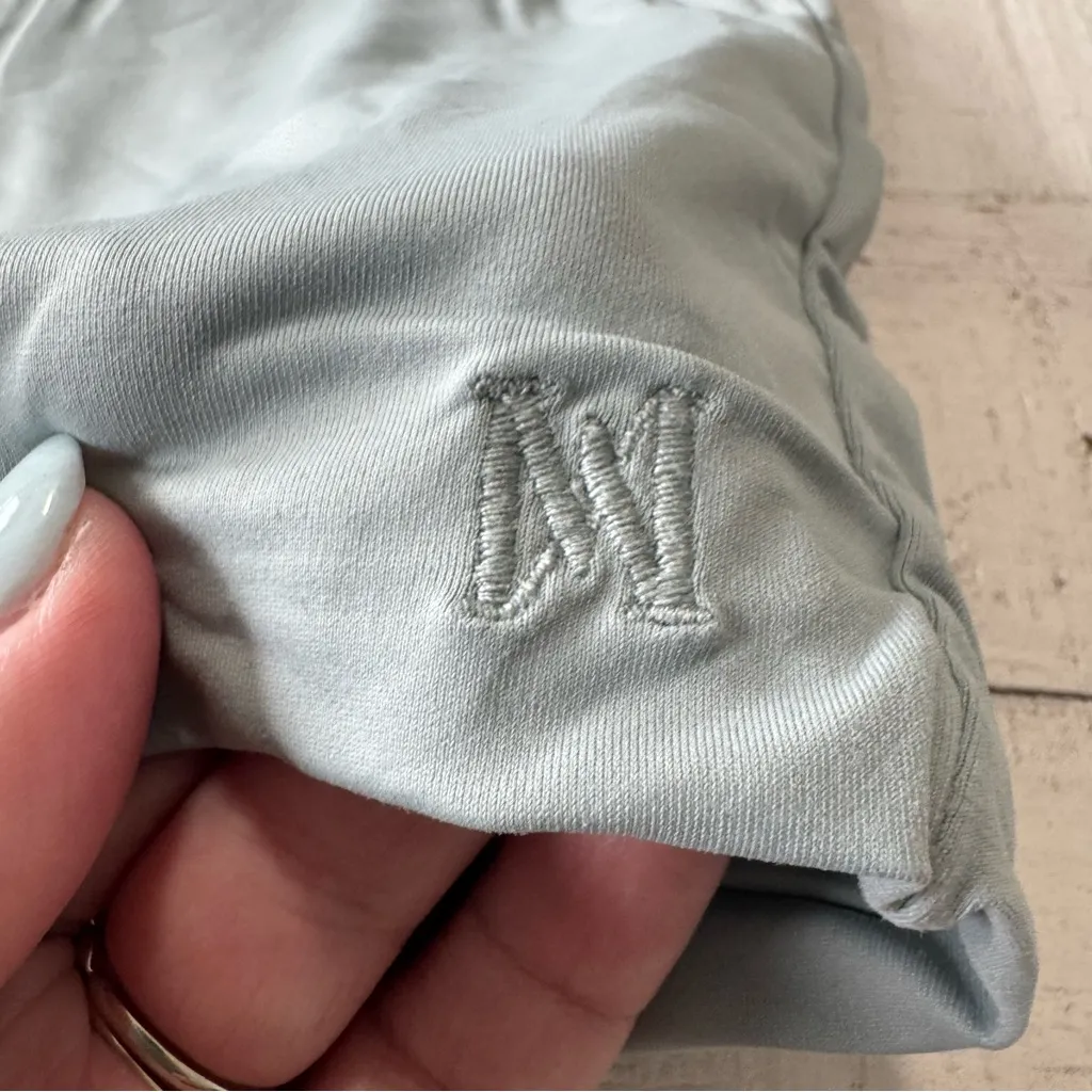 Meshki Basics‎ Tiffani Mini Biker Shorts size Small Ice Blue Pastel - Image 4