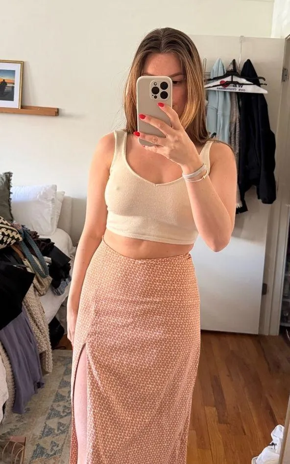 Abercrombie & Fitch Midi Skirt with Cut Out - Image 3