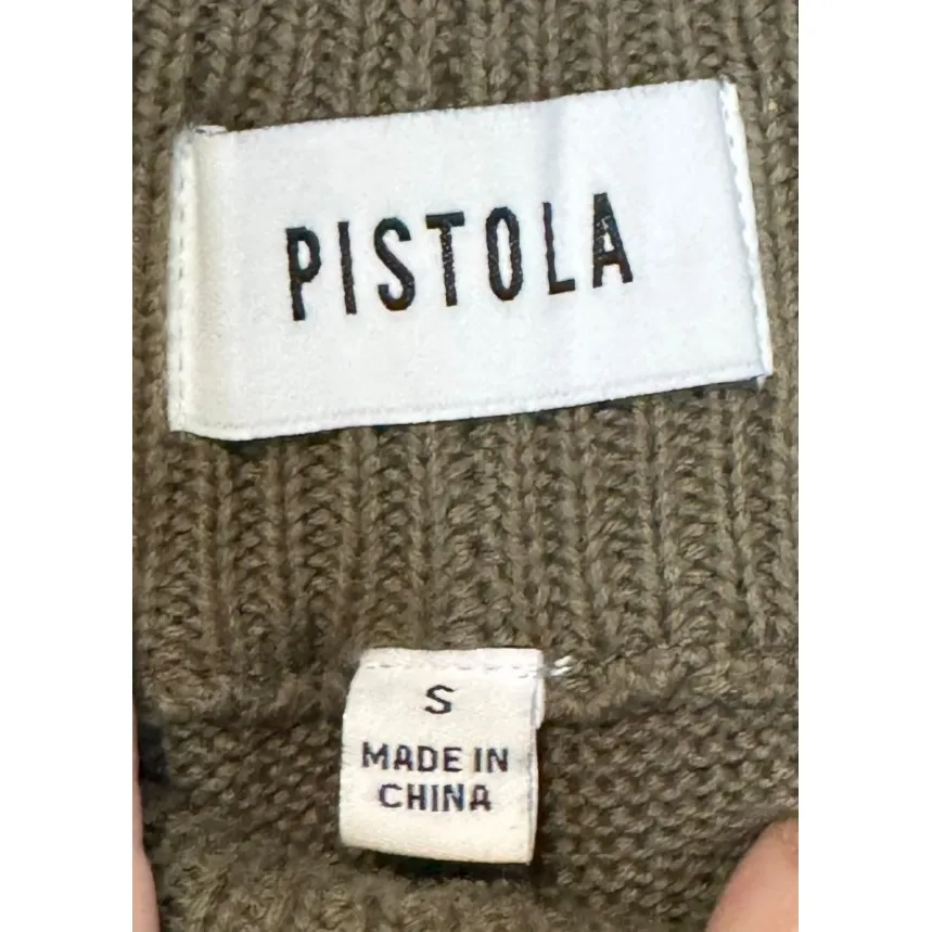 Pistola Womens Sweater Pants Stars Ribbed Elastic Waist Side Cuffs Pull On Small - Image 10