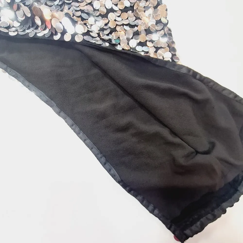 h:ours Bella Midi Dress in Silver XXS - Image 5