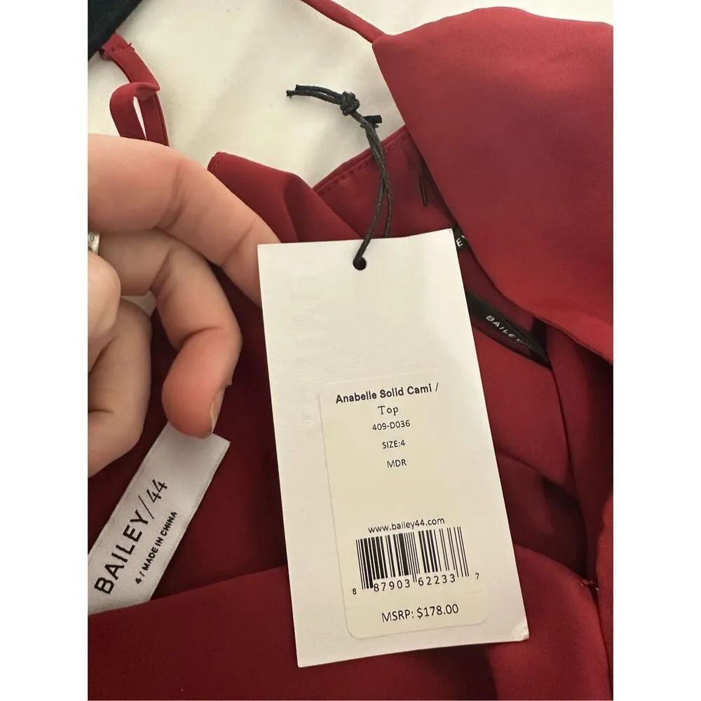 Bailey44 NWT BAILEY 44 ANABELLE SOLID CAMI Womens Size 4 - Image 5