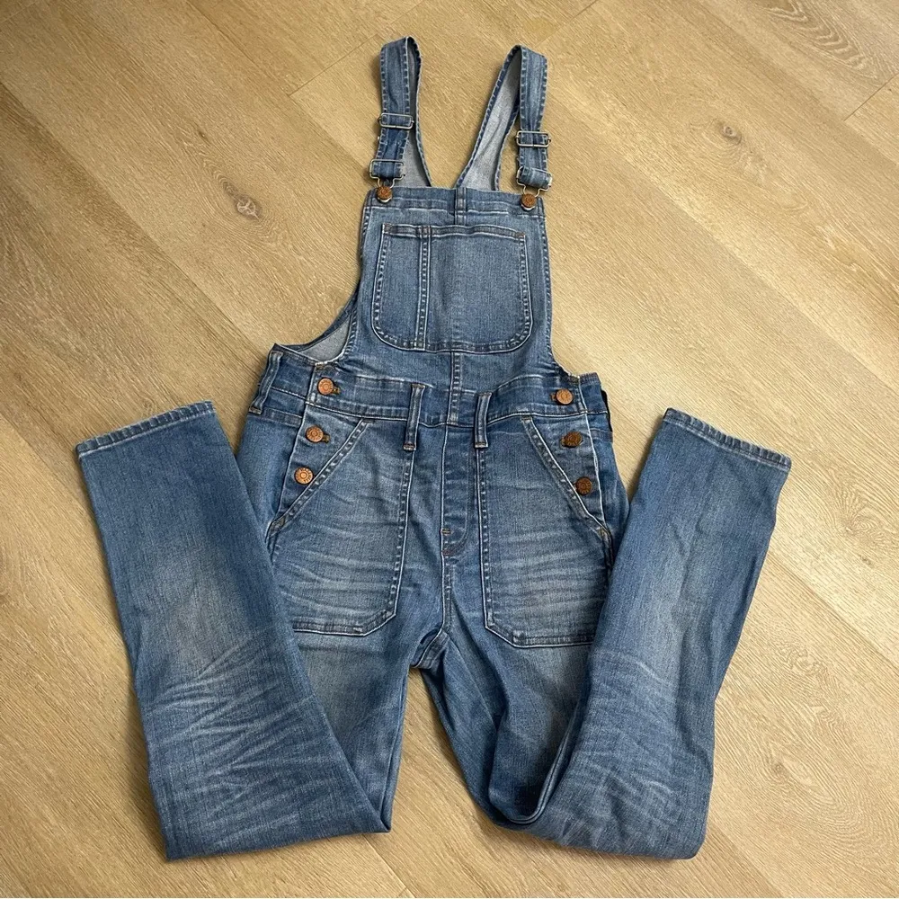 Madewell  Straight Leg Denim Overalls - Image 3